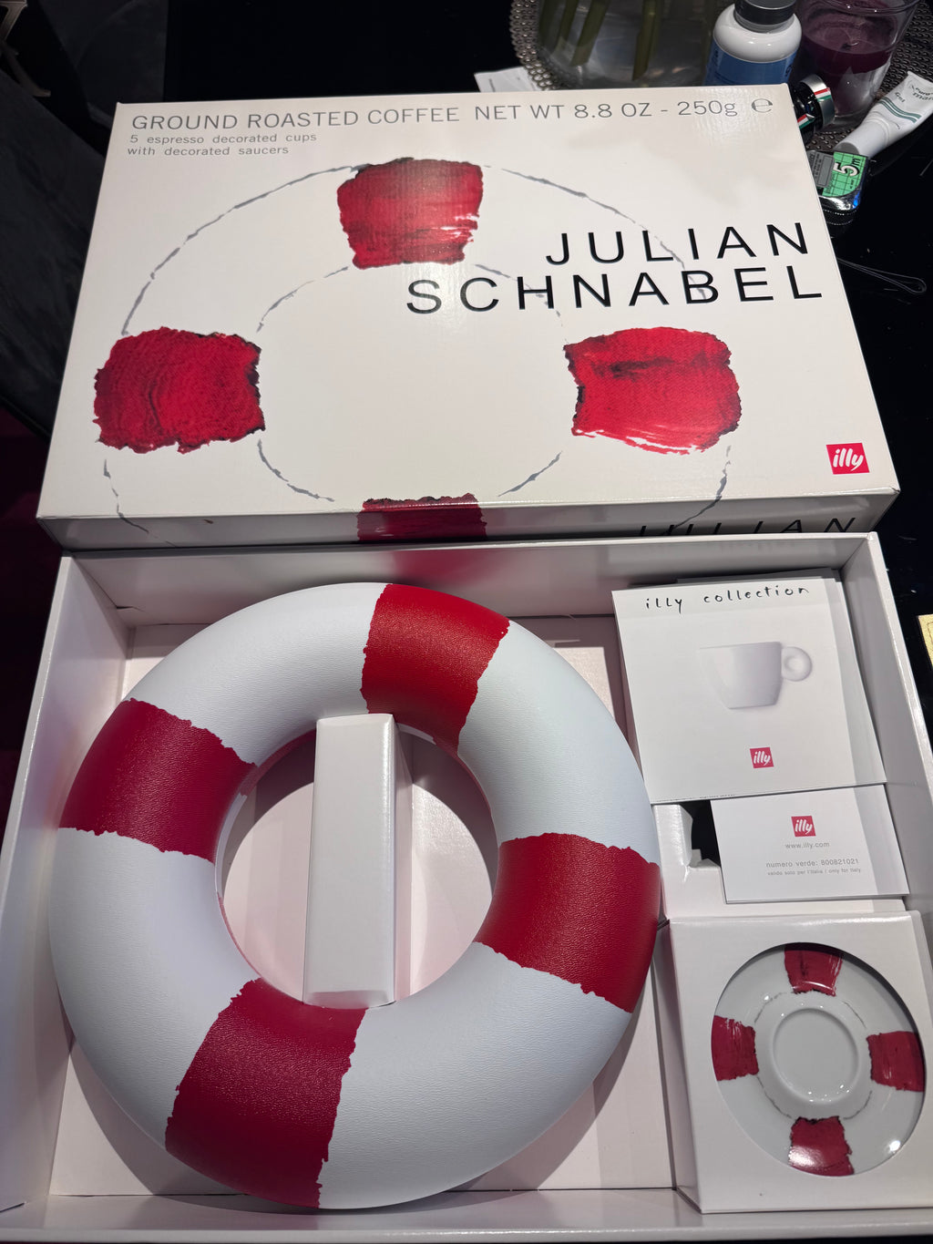 Illy Art Collection – Julian Schnabel “SALVAGENTE” – Rare Collector’s Piece