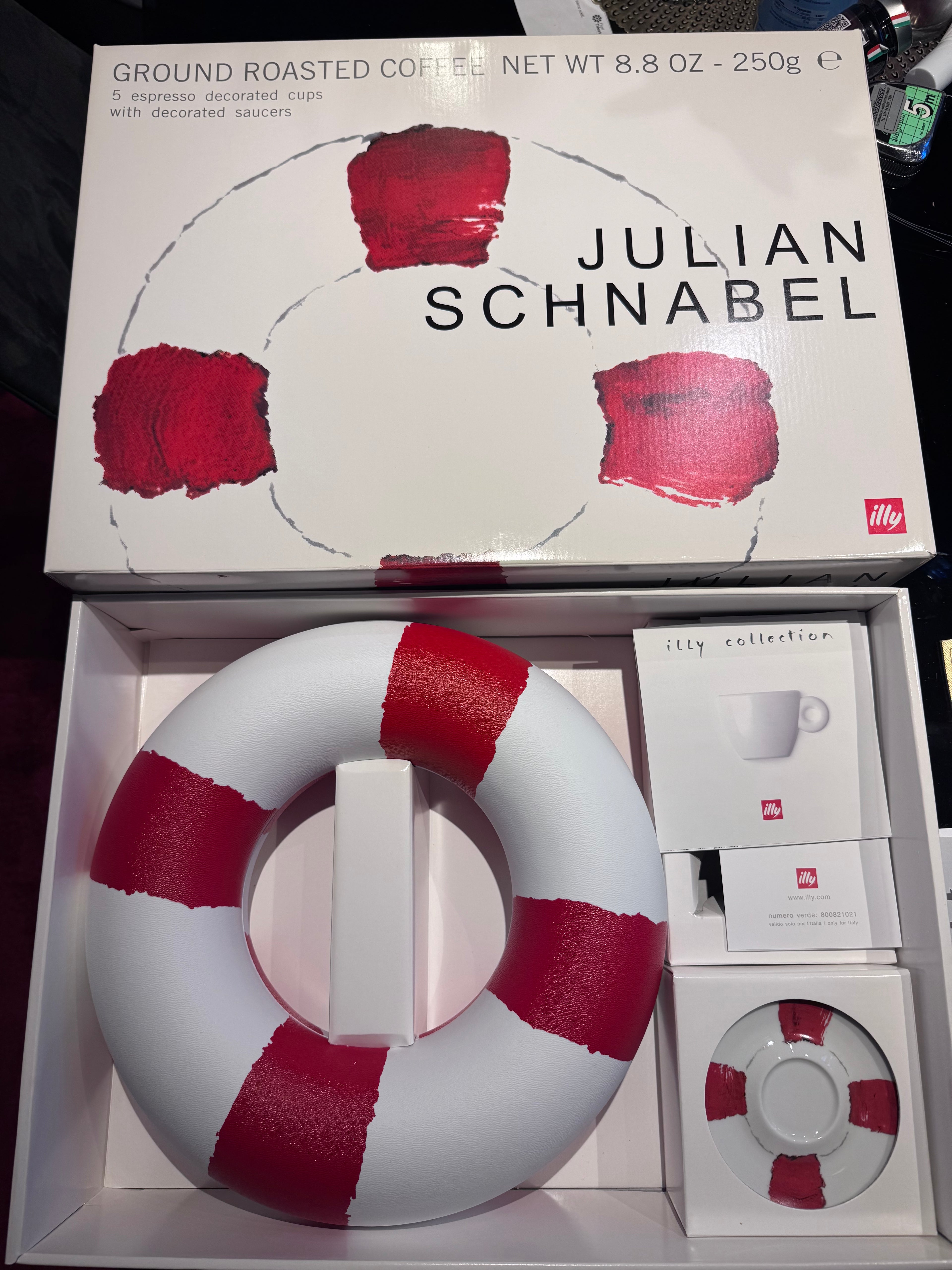 Illy Art Collection – Julian Schnabel “SALVAGENTE” – Rare Collector’s Piece