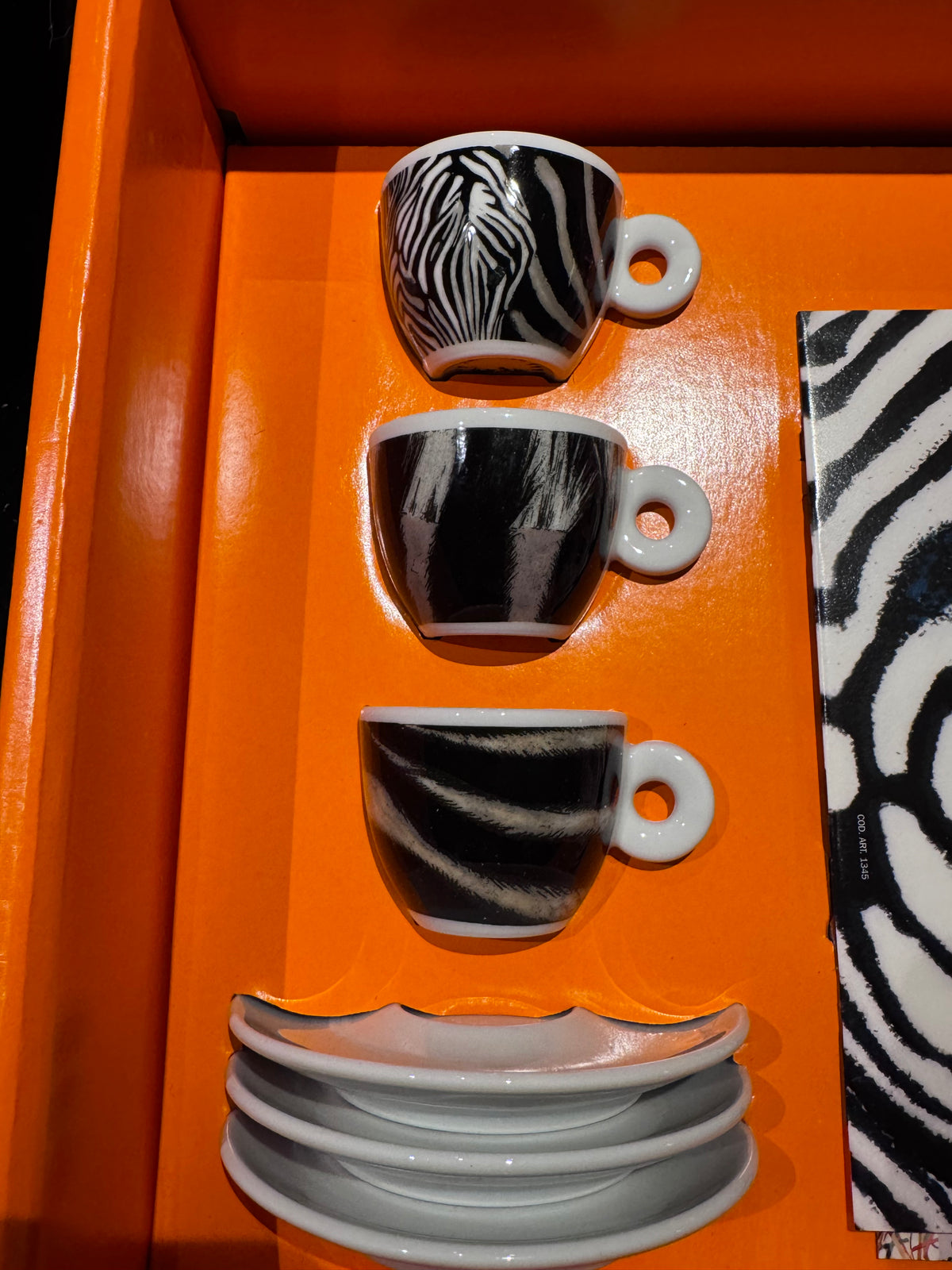 Illy Art Collection 1999 Roberta Pietrobelli Zebra